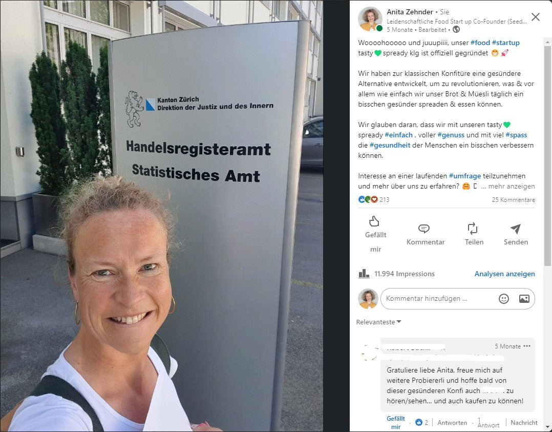 10. Juni 22: Yeah, offizieller Handelsregistereintrag
