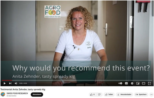 9. Januar 2023: Testimonial für Swiss Food Research