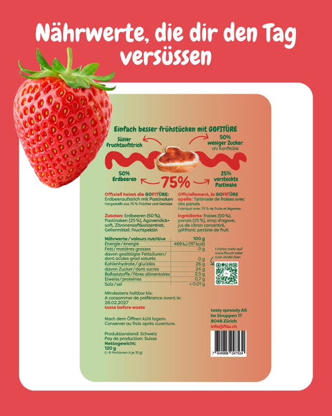 Fruchtaufstrich Erdbeere