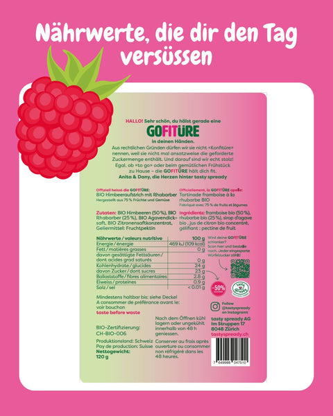 Fruchtaufstrich BIO Himbeere