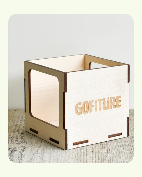 GOFITÜRE Holz-Cube (ohne Inhalt)