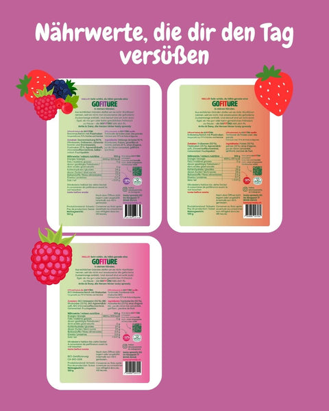 GOFITÜRE Probierpaket Beeren